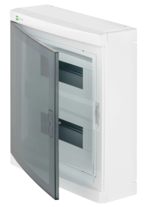 Rozdzielnica modułowa Elegant 2x12 natynkowa IP40 N+PE drzwi przezroczyste 2425-01