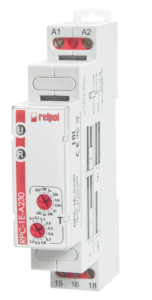 Przekaźnik czasowy 1P 1sek-10dni 230V AC 50/60 Hz opóźnione załączenie RPC-1E-A230 863210