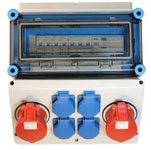 Rozdzielnica gniazdowa 2x16A 400V, 4x16A 230V IP44 Mi-GN/Z 400001