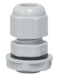 Dławnica kablowa fi 10-14mm M20 IP68 szara tworzywo 34.520