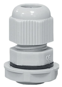 Dławnica kablowa fi 13-18mm M25 IP68 szara tworzywo 34.525
