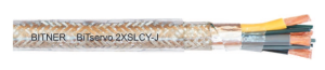 Przewód do przetwornic BiTservo 2XSLCY-J 4G2,5 0,6/1kV IP0051 klasa Eca /bębnowy/