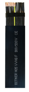 Przewód dźwigowy giętki płaski H05VVH6-F 24G1 300/500V S52965 klasa Eca /bębnowy/