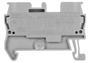 Złączka szynowa 2-przewodowa 0,08-4mm2 szara ST 2,5 3031212