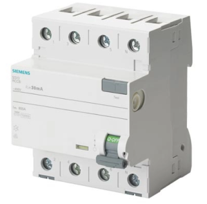 Wyłącznik różnicowoprądowy 4P 40A 0,03A typ A 30mA 400V SENTRON 5SV3344-6