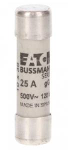 Wkładka bezpiecznikowa cylindryczna 10x38mm 25A gG 500V C10G25