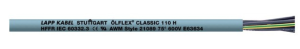 Przewód sterowniczy bezhalogenowy OLFLEX CLASSIC 110 H 2x0,75 10019910 /bębnowy/
