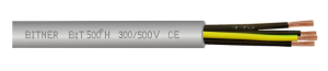 Przewód sterowniczy bezhalogenowy BiT 500 H 4G0,75 300/500V H50029 klasa Cca-s1a d0 a1 /bębnowy/