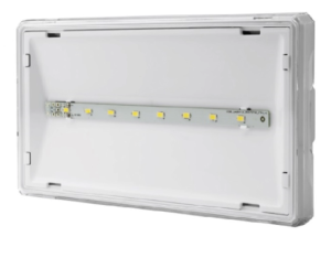 Oprawa awaryjna EXIT S IP65 ECO LED 3W 395lm 1h jednozadaniowa biała (brak piktogramu w zestawie) ETS/3W/E/1/SE/PT/WH