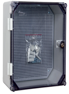Obudowa z tworzywa UNIbox Uni-Mini/T 200x300x160 płyta montażowa uchwyty do montażu naściennego IP65 IK07 43.02