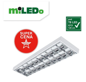 Oprawa nasufitowa rastrowa RSTR 236/4LED/ NT RAST.4LED pod 2 świetlówki LED 1200mm 31058 /2szt./