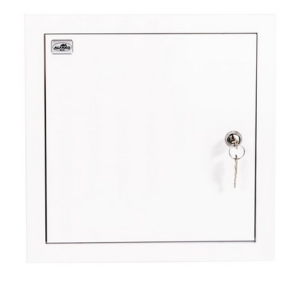 Drzwi rewizyjne z zamkiem 300x300mm RAL 9003 SP 300/300