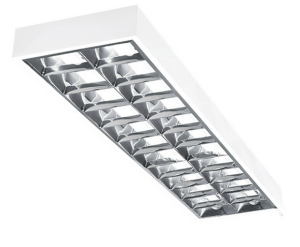 Oprawa nasufitowa rastrowa NOTUS 4LED 236 NT pod 2 świetlówki LED 1200mm 22672