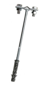 Uchwyt do bednarki i drutu odgomowego z kołkiem rozporowym B=30mm, L=120mm KM63