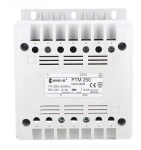 Transformator 1-fazowy bezpieczeństwa PTM 250 230/ 24V 10,4A, na szynę DIN, IP21, Ta 40, 16024-9928