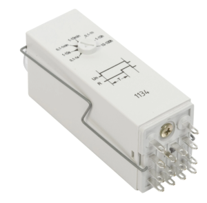 Przekaźnik czasowy 4P 6A 1sek-100h 230V AC opóźnione załączenie T-R4E-2014-23-5230 854016