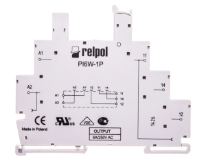 Gniazdo do przekaźników RM699BV i RSR30 6A IP20 PI6W-1P 856389