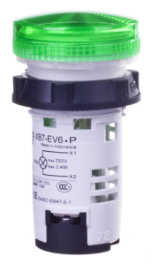 Lampka sygnalizacyjna 22mm zielona 230V AC/DC XB7EV63P (bez żarówki)