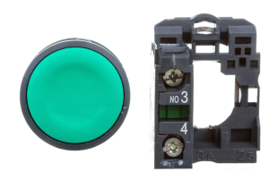 Przycisk sterowniczy 22mm zielony 1Z 0R z samopowrotem XB5AA31