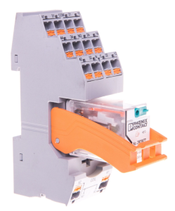Przekaźnik interfejsowy z zaciskami push-in 4P 6A 24V DC RIF-2-RPT-LDP-24DC/4X21 2903308
