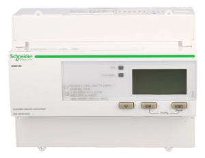 Licznik energii elektrycznej 1/3-fazowy 125A 100-277/173-480V kl.1/B Modbus MID taryfowy cyfrowy modułowy A9MEM3355