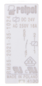 Przekaźnik miniaturowy 1Z 16A 24V DC PCB AgNi RM85-2021-35-1024 600104