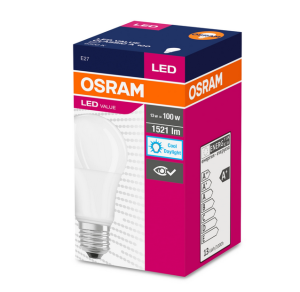 Żarówka LED VALUE CLASSIC A 100 E27 13W 1521lm 6500K 865 FR non-dim 4052899971042
