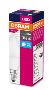 Żarówka LED VALUE CLASSIC B 40 E14 4,9W 470lm 4000K 840 FR non-dim 4052899973367