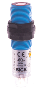 Czujnik fotoelektryczny 500mm M18 10-30V DC PNP M12 4-piny 1kHz prosty tworzywo odbiciowy VTE180-2P42447 6037484