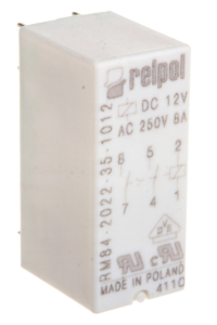 Przekaźnik miniaturowy 2Z 8A 12V DC PCB AgNi RM84-2022-35-1012 600466