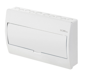 Rozdzielnica modułowa Elegant 1x12 natynkowa IP40 N+PE drzwi białe 2423-00