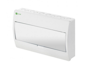 Rozdzielnica modułowa Elegant 1x18 natynkowa IP40 N+PE drzwi białe 2404-00