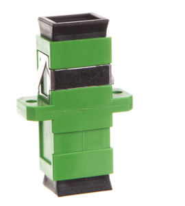 Adapter światłowodowy SC APC/SC APC, simplex, jednomodowy OS2, ceramiczna ferrula, zielony DN-96003-1APCSX