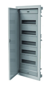 Rozdzielnica modułowa 5x12 podtynkowa RO-5 z metalowymi drzwiami IP40 (z N+PE) C.1560