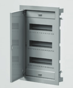 Rozdzielnica modułowa 3x12 podtynkowa RO-3 z metalowymi drzwiami IP40 (z N+PE) C.1536