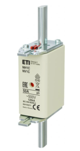 Wkładka bezpiecznikowa NH1C 50A gG 500V 004184211