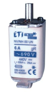 Wkładka bezpiecznikowa NH000 63A gR 690V 004331026