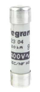 Wkładka bezpiecznikowa cylindryczna 8,5x31,5mm 4A gG 400V 012304