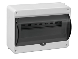 Rozdzielnica modułowa 1x12 natynkowa S-12 z szybką dymna IP30 (bez N+PE) C.2072