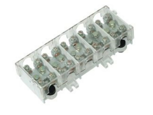 Listwa zaciskowa LG 5x25/16 termoplastyczna z osłoną TH35 E.4029