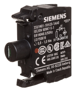 Oprawka blok LED czerwony 24-240V AC-DC montaż czołowy przył śrubowe SIRIUS ACT 3SU1401-1BH20-1AA0