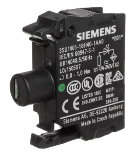 Oprawka blok LED zielony 24-240V AC-DC montaż czołowy przył śrubowe SIRIUS ACT 3SU1401-1BH40-1AA0