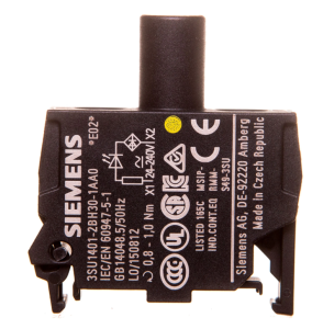 Oprawka blok LED żółty 24-240V AC-DC montaż w obudowie przył śrubowe SIRIUS ACT 3SU1401-2BH30-1AA0