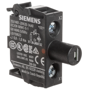 Oprawka blok LED czerwon 24-240V AC-DC montaż w obudowie przył śrubowe SIRIUS ACT 3SU1401-2BH20-1AA0