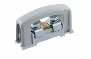 Zacisk prądowy 2x35mm2 szary z pokrywą na szynę TH35 E.4120SP