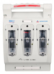 Rozłącznik izolacyjny bezpiecznikowy 400A RBK 2 pro-M /zaciski śrubowe do 240mm2/ 63-811685-061