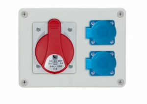 Rozdzielnica stacjonarna R-BOX 190 1x32A/5P 2x250V IP44 B.1603