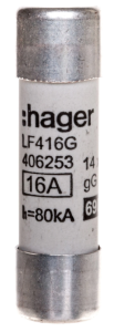 Bezpiecznik cylindryczny BiWtz 14x51 gG 16A LF416G /10szt./