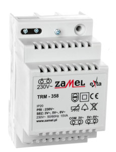Transformator 230/3/5/8V AC 15VA TRM-358 EXT10000138