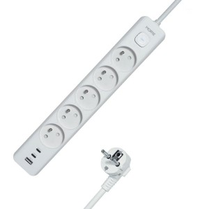 MORRE LISTWA ZASILAJĄCA 5G USB, 2xUSB-C,1,5m